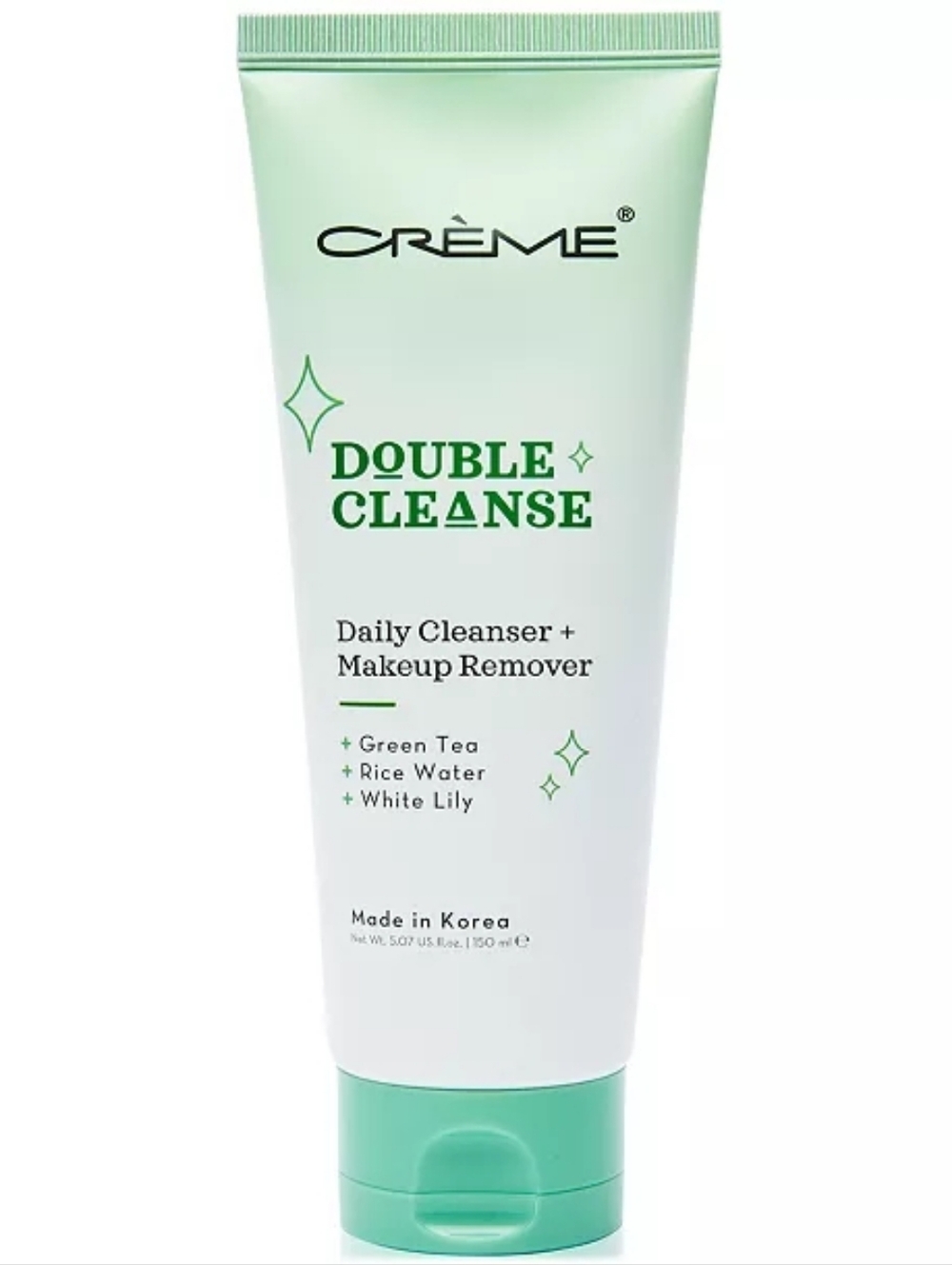 Crème Double Cleanse Daily Cleanser + Makeup Remover — Light Green